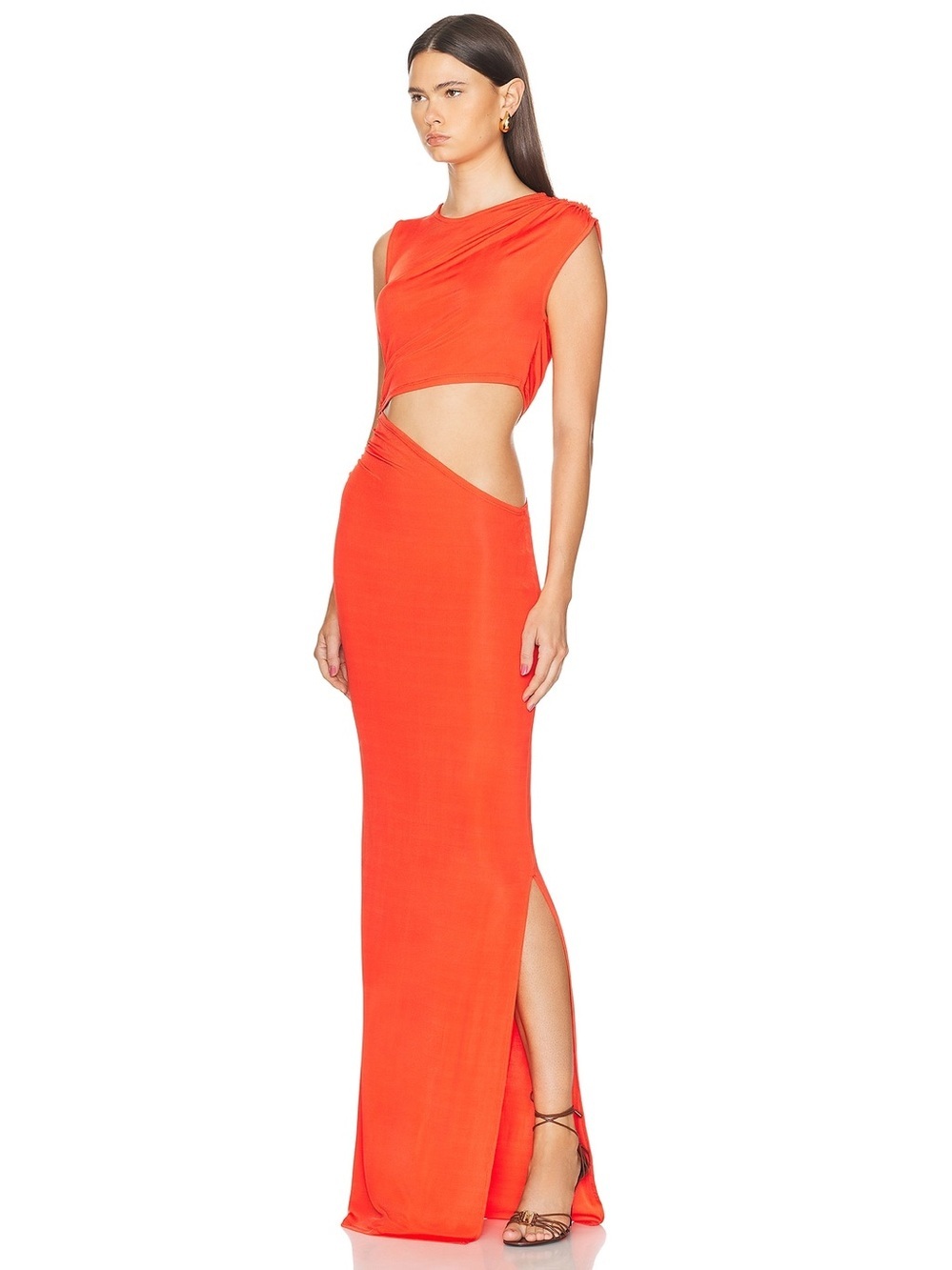 Atlein vibrant Cutout Sleeveless Maxi Dress Dion Lee aya muse Christopher esber